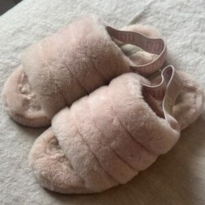 UGG Pink Fluff Yeah Slide Slippers